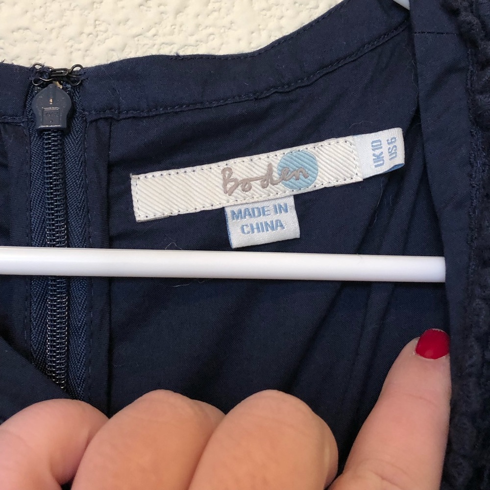 Boden eyelet lace dress - Sz 6